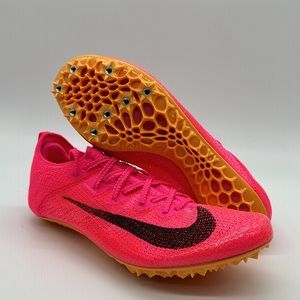 New Men’s Nike Zoom Superfly Elite 2 Track Cleats Hyper Pink CD4382-600 NWOB